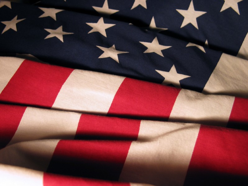 A United States flag