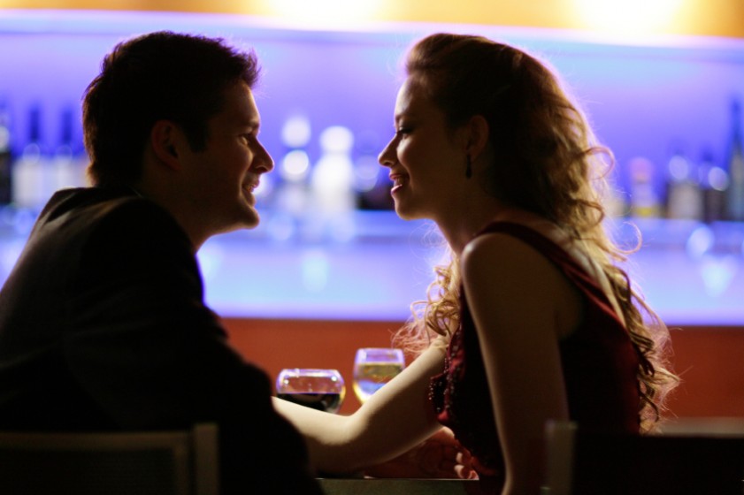 A couple on a date