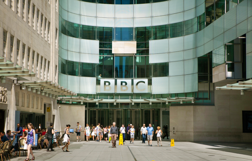 The BBC front