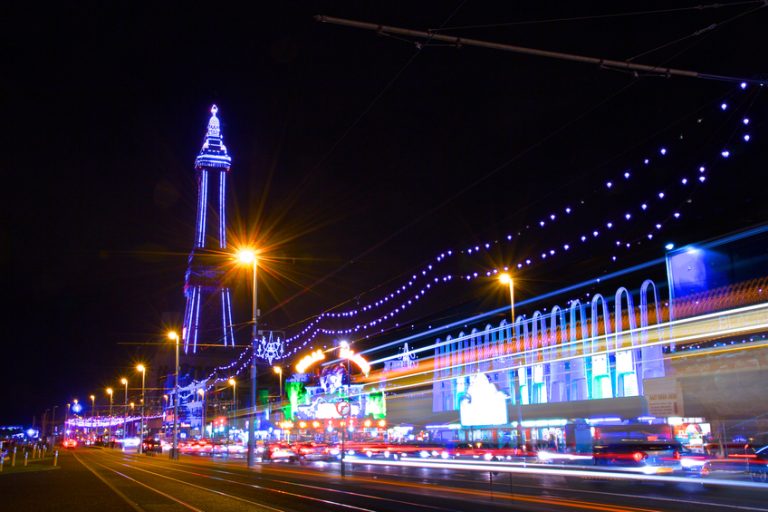 Blackpool tower and illuminarions