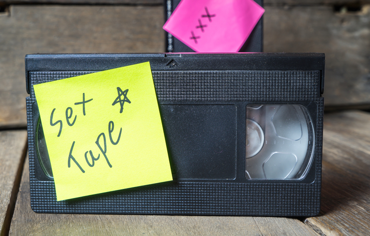 Video Tape label Sex Tape