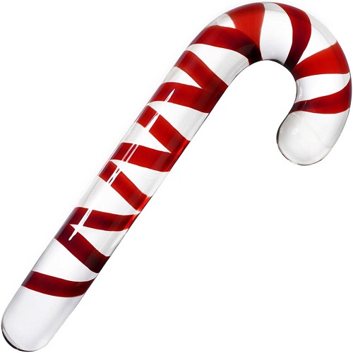 The Icicles Candy Cane glass dildo looks stunning and would make the perfect treat!
