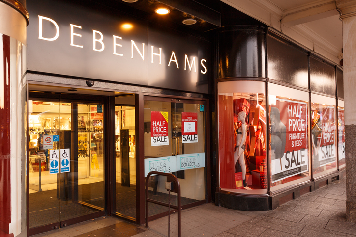 Debenhams front